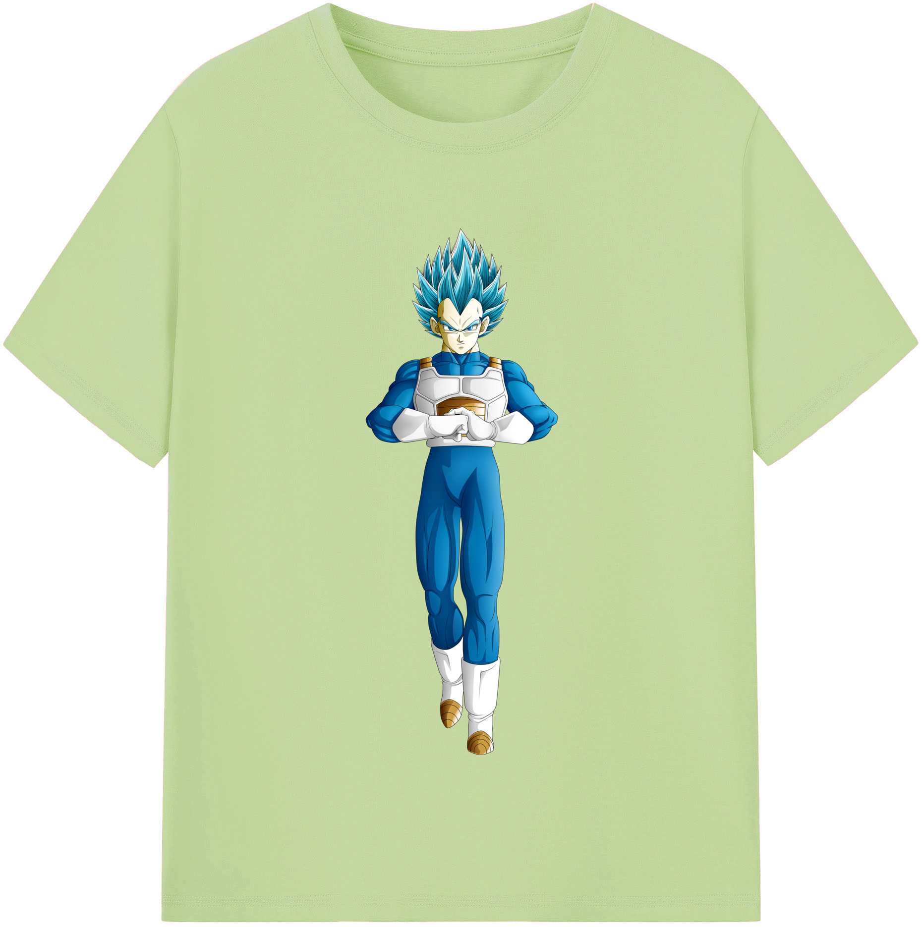 （画像用） ドラゴンボール ベジータ四世（Bejīta Yonsei）DRAGON BALL Vegeta IV 綿100％半袖Tシャツ（フロントプリント）